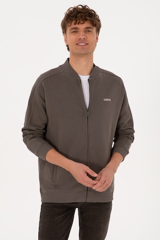 U.s. Polo Assn. Erkek Vizon Hırka Örme 50315612-vr052 Vizon