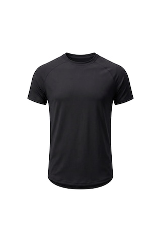 Genius Store 2'li Paket Erkek Spor Tişört Pamuklu Esnek Günlük Kullanıma Uygun Premium Rahat Kalıpt-shirt Siyah - Beyaz