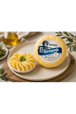 Hasmandıra Katkısız Köy Tipi Yayık Tereyağı 500 G X 2 Adet En Az %82 Süt Yağı - 1 Kg