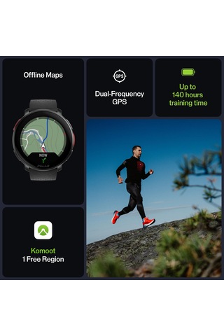 Polar Üniseks Yetişkin Spor Saati Gps'li, Vantage V3 Siyah, S-l