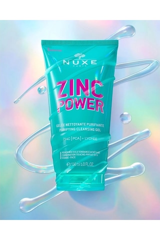 Nuxe Zinc Power Arındırıcı Temizleme Jeli Karma Ve Yağlı 150 Ml