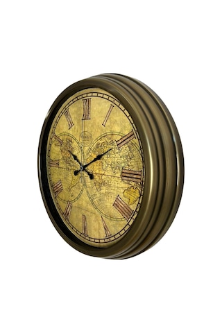Vintage Atlas Majestic 40 Cm Metal Duvar Saati Diğer