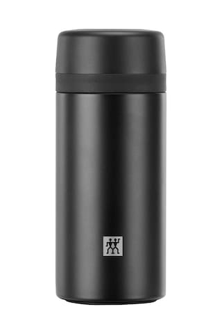 Thermo Çay Demlikli Matara, Paslanmaz Çelik, Siyah, 420 Ml Çok Renkli
