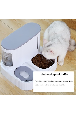 Tr Otomatik Evcil Hayvan Besleyici 3l Yiyecek Kasesi 850ml Su Şişesi Köpek Kedi Besleme Aracı Dağıtıcı Sulama Ma