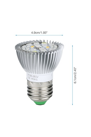 Youtek E27 28w Tam Spektrum Led Bitki Işık Lambası - İç Mekan Fidanlama Ve Çiçek Bakımı İçin Geliştirme Lambası