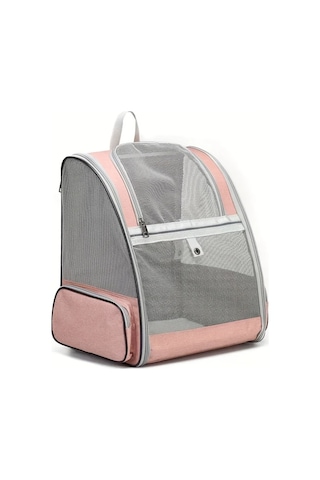 Honeybeeshop Nefes Alabilir Pembe Kedi Sirt Cantasi Tasinabilir Katlanabilir Seyahat Cantasi Guvenli Malzemelerden Ucak Araba Icin