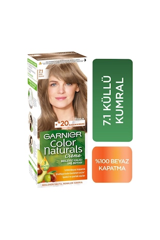 Color Naturals Saç Boyası 7.1 Küllü Kumral