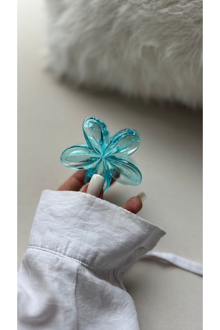 Lotus Mandal Toka Mandal Saç Tokası Kadın Saç Tokası - Aksesuarı Açık Yeşil