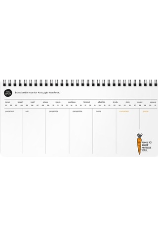 Hisli Şeyler 13x27 Spiralli Stickerlı Planlaycı Zirvedeyim Canım Duymuyorum 830185