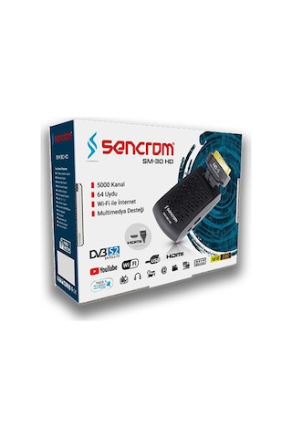 Sencrom SM 30 HDMI-Skart Uydu Alıcısı