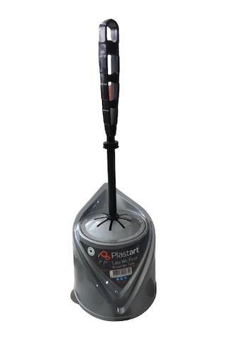 Plastik Klozet Wc Fırça Takımı Siyah