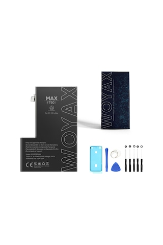 Woyax Apple Uyumlu iPhone 13 Pro Max Premium Batarya 4750 Mah Yüksek Kapasite