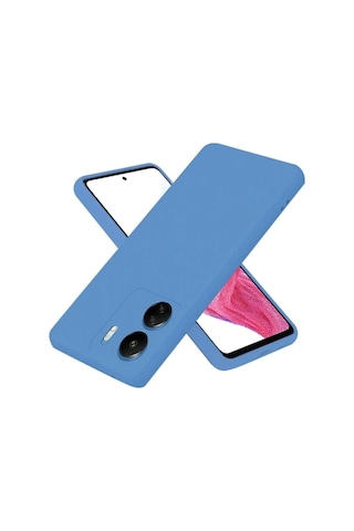 Durukar Redmi 13c Kılıf First Silikon - Mavi