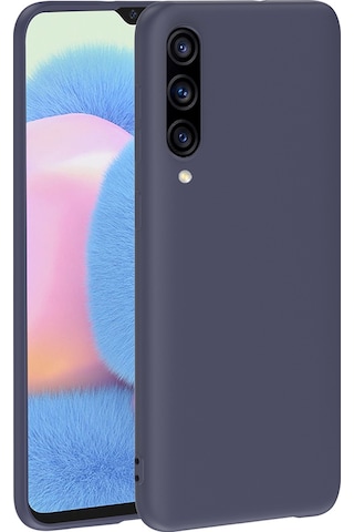 Rba Aksesuar Samsung Uyumlu Galaxy A30s Kılıf Zore Premier Silikon Kapak - Lacivert