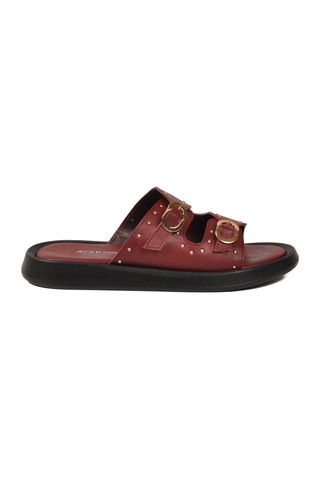 Ayakmod 513088 Z Bordo Kadın Terlik