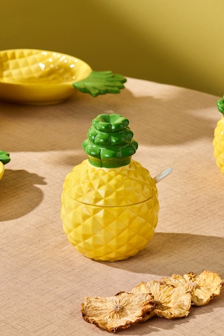 Karaca Pineapple Şekerlik 260 Ml Sarı
