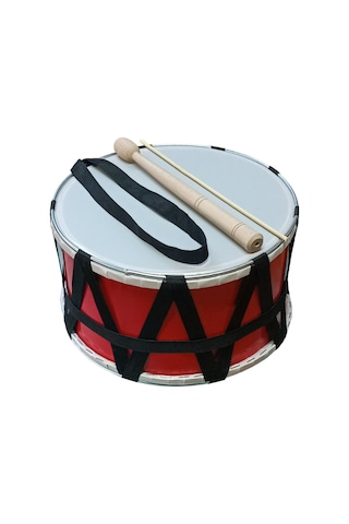 Çocuk Boy 30cm Davul Kırmızı