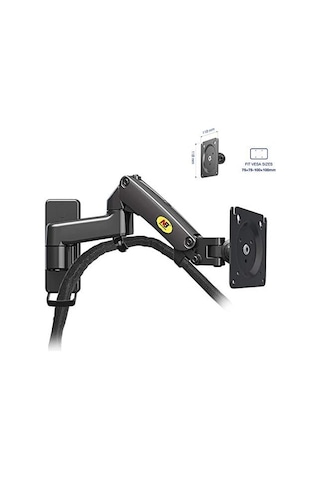 Bayou Nb F150 Ergoflex 17-35" Duvara Montaj Monitör Tutucu Kol Amortisörlü Monitör Standı