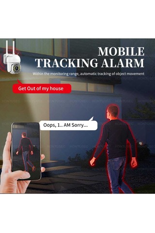 Akıllı Haraket Sensörlü Full Hd 1080 360 Dönen Gece Görüşlü Kamera Ofis Ev Dükkan Kullanım