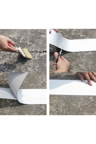 Alüminyum Izolasyon Tamir Çatlak Bantı Çamur Bant 2M X 10Cm