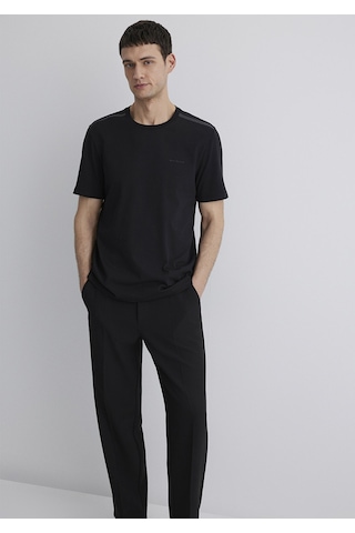 Mavi Siyah Erkek T-shirt M0612689-900 Siyah
