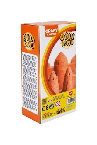 Crafy Turuncu Kinetik Kum 1000 G Çok  Renkli