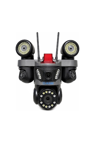 231 Smart Güvenlik Kamerası 4 Lens Alert Wi-fi Ptz Diğer