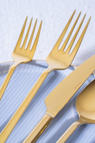 Acar Lara 72 Parça Gold Çatal Kaşık Bıçak Takımı Gold