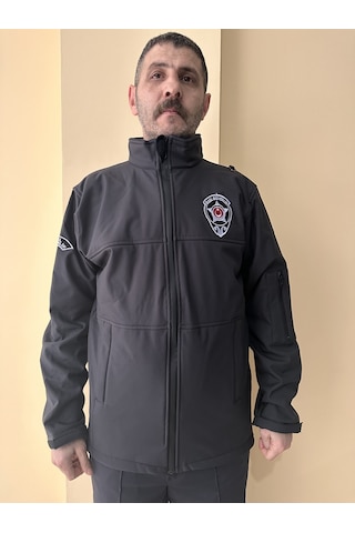 Erkek Yeni Yasa Kamu Personel Özel Güvenlik Kışlık Sofshell Mont