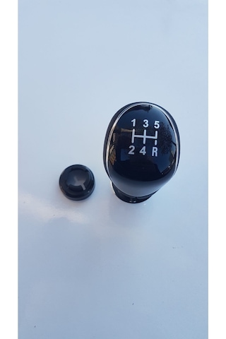 Volvo S40 V50 C30 2005-2010 Vites Topuzu Deri Kaplama Siyah Şema Siyah