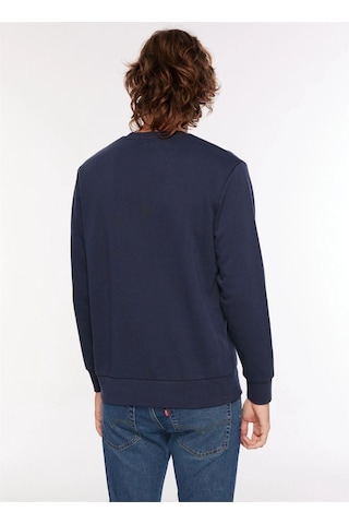 Bisiklet Yaka Mavi Erkek Sweatshırt A2824-0006 Lacivert