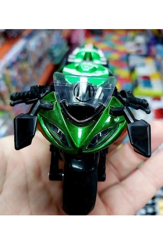 Motor Kavasakı Ninja 250r Oyuncak Motorsiklet Metal Plst Model Çe