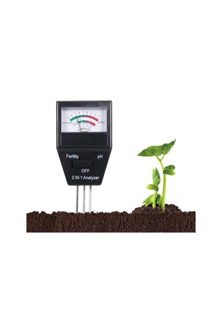 Qingmipy "2'li Toprak Test Cihazı - Ph Ve Besin Seviyesi Ölçer, Bahçe & Saksı Bitkileri İçin"
