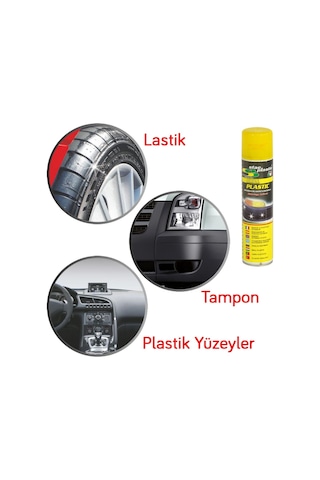 Stac Plastic 400 Ml Tampon Plastik Parlatıcı Sprey Br0900101