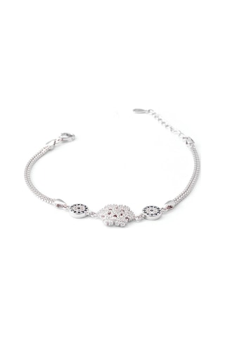 Celikchi Gümüş Swarovski Taş Kar Tanesi Bileklik