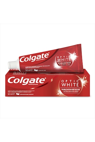 Colgate Optic White Parıldayan Beyazlık Beyazlatıcı Diş Macunu 50 ML