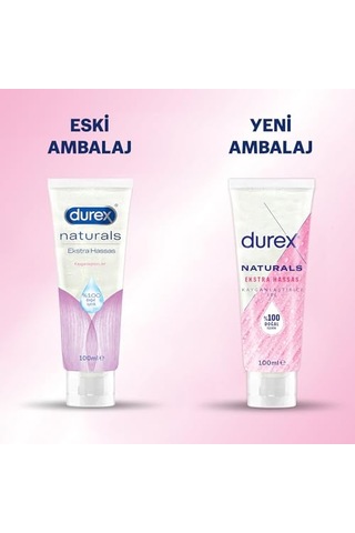 Durex Naturals Extra Hassas Kayganlaştırıcı Jel 100 Ml 1 Paket