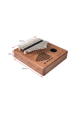 Huanyın Hw17 Wide Edition 17 Tuşlu Kalimba - Türkçe Kılavuz Kitapsiz Alacağim