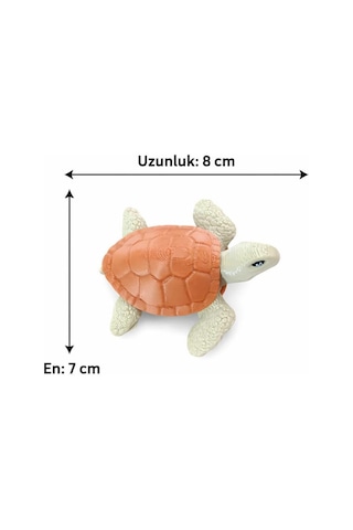 Hdmarketim İkili Kaplumbağa Biblo Dekoratif Sehpa Ve Masa Üstü Süsü Minyatür Caretta Caretta Ev Dekorasyonu