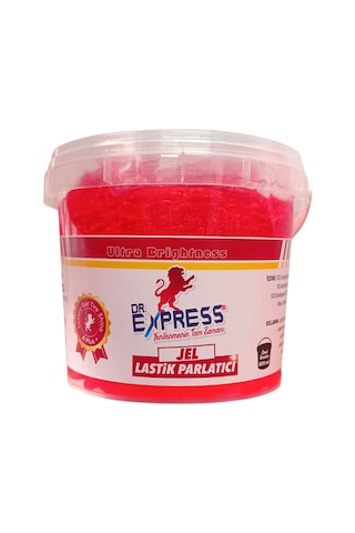 Premium Lastik Parlatıcı Jöle 500 Ml Parlak Görünüm Uzun Süre Etkili Yeniler Reçel Parlatıcı Fırçalı