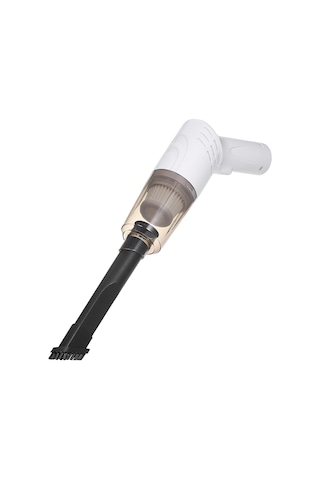 Shineyee Taşınabilir Usb Şarjlı Araç Vakumu - 5000pa Güçlü Emiş, 3 Nozullu Ve Bükülebilir Sap