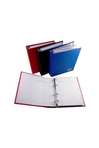Özkan Cari Hesap Klasörü Yedekli A4 Seperatörlü Siyah