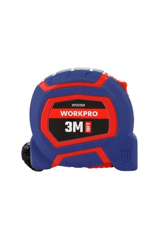 Workpro Wp261008 3mx16mm/10ft. Naylon Kaplama Sarı Çelik Şerit Metre 3 M