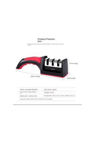 Vıshua Ev Hızlı Hareketli Bıçak Taşlama Mutfak Aracı Taşlama Bıçağı Sebze Taşlama Aracı 09