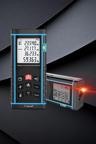 Profesyonel 40 Metre Dijital Lazer Metre Ölçüm Cihazı-lcd Ekranlı,su Terazili,pisagor Ölçüm Fonksiyonlu,20 Ka