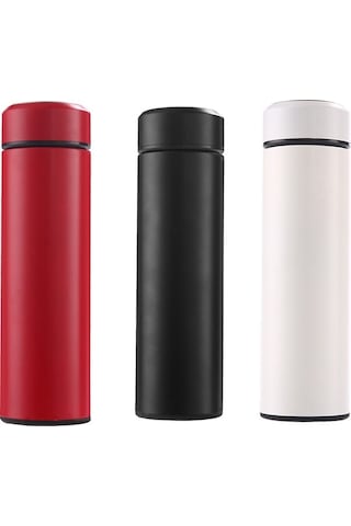 Pazly Paslanmaz Çelik Vakumlu Termos - 500ml, 10 Saat Sıcak/soguk Koruma, Ofis/araç İçin