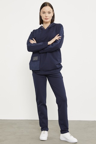 Rahat Kalıp Büyük Cepli Eşofman Takım - Lacivert 001