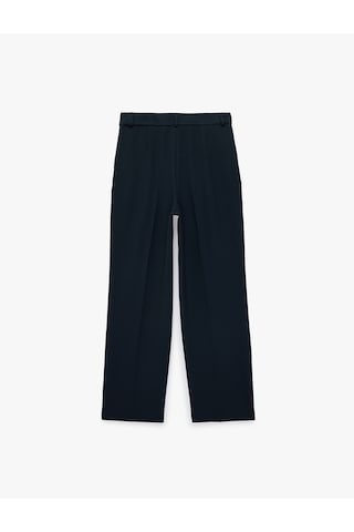 Koton Viskon Karışımlı Normal Bel Cepli Straight Fit Pantolon Lacivert 7wak40020pw