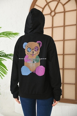 Altamira Unisex Barrow Baskılı Oversize Kapşonlu Sweatshirt 001