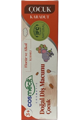 Cosmecit Doğal Diş Macunu Çocuk 90 Gr